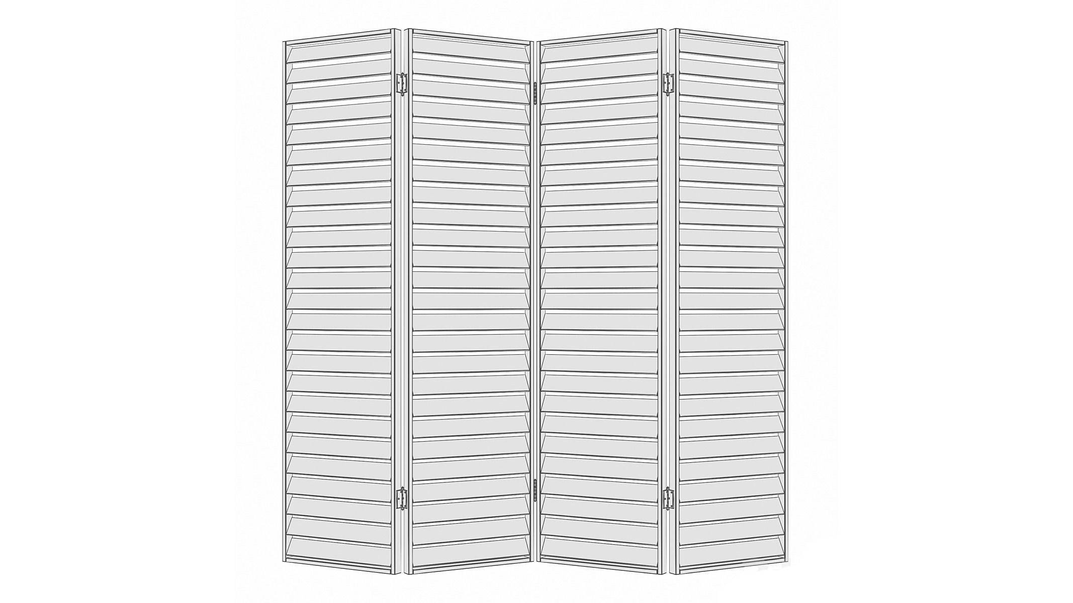 Panel Solid Wood GZ-M1005 3D model_3