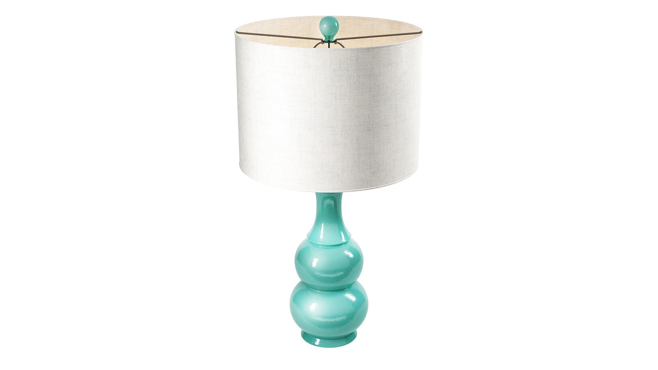 Purcellville Ceramic Table Lamp 3D model_2