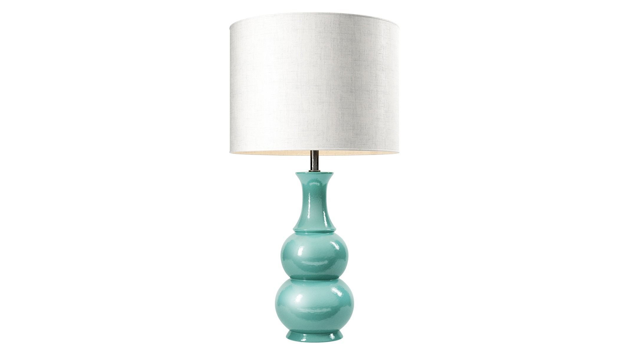 Purcellville Ceramic Table Lamp 3D model_1