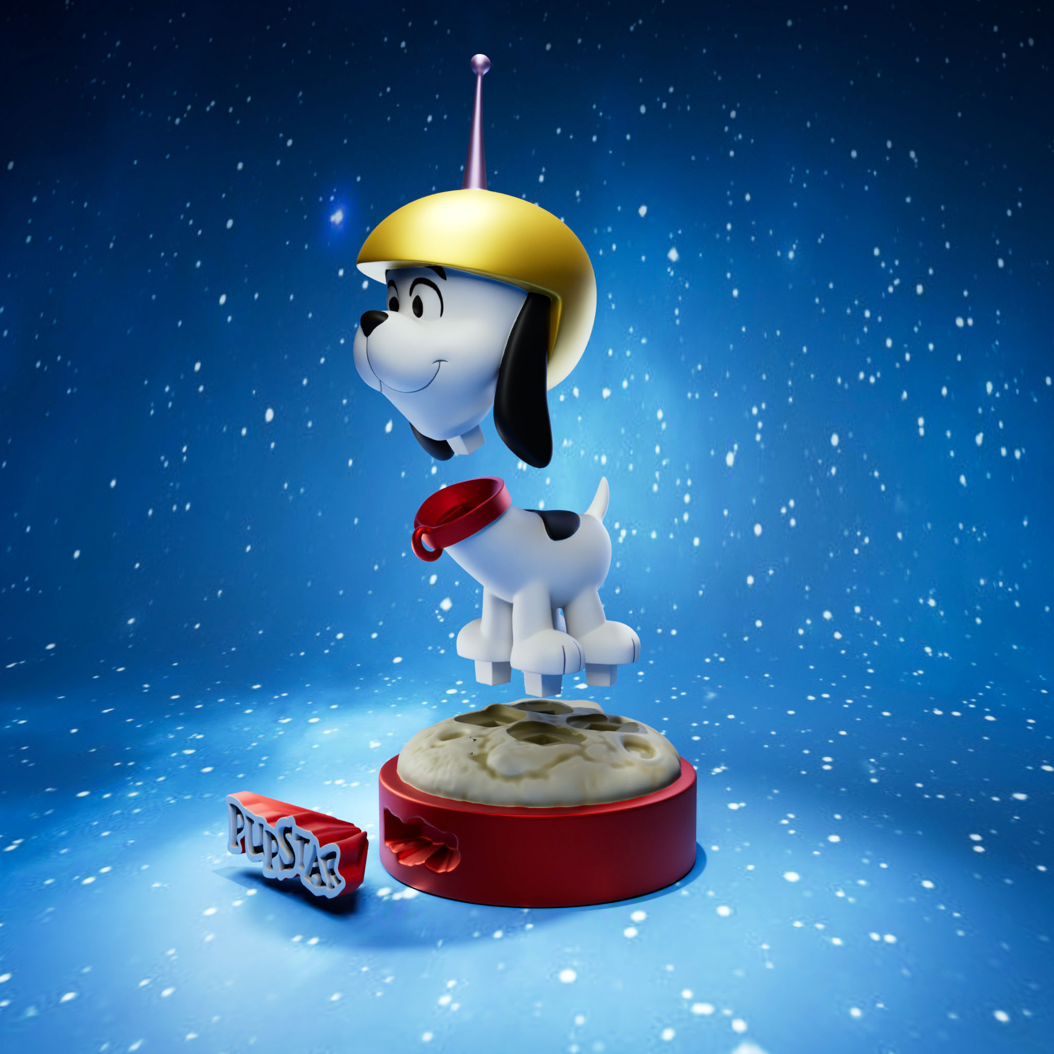 PUPSTAR- THE SPACE KIDETTES 3D print model_5