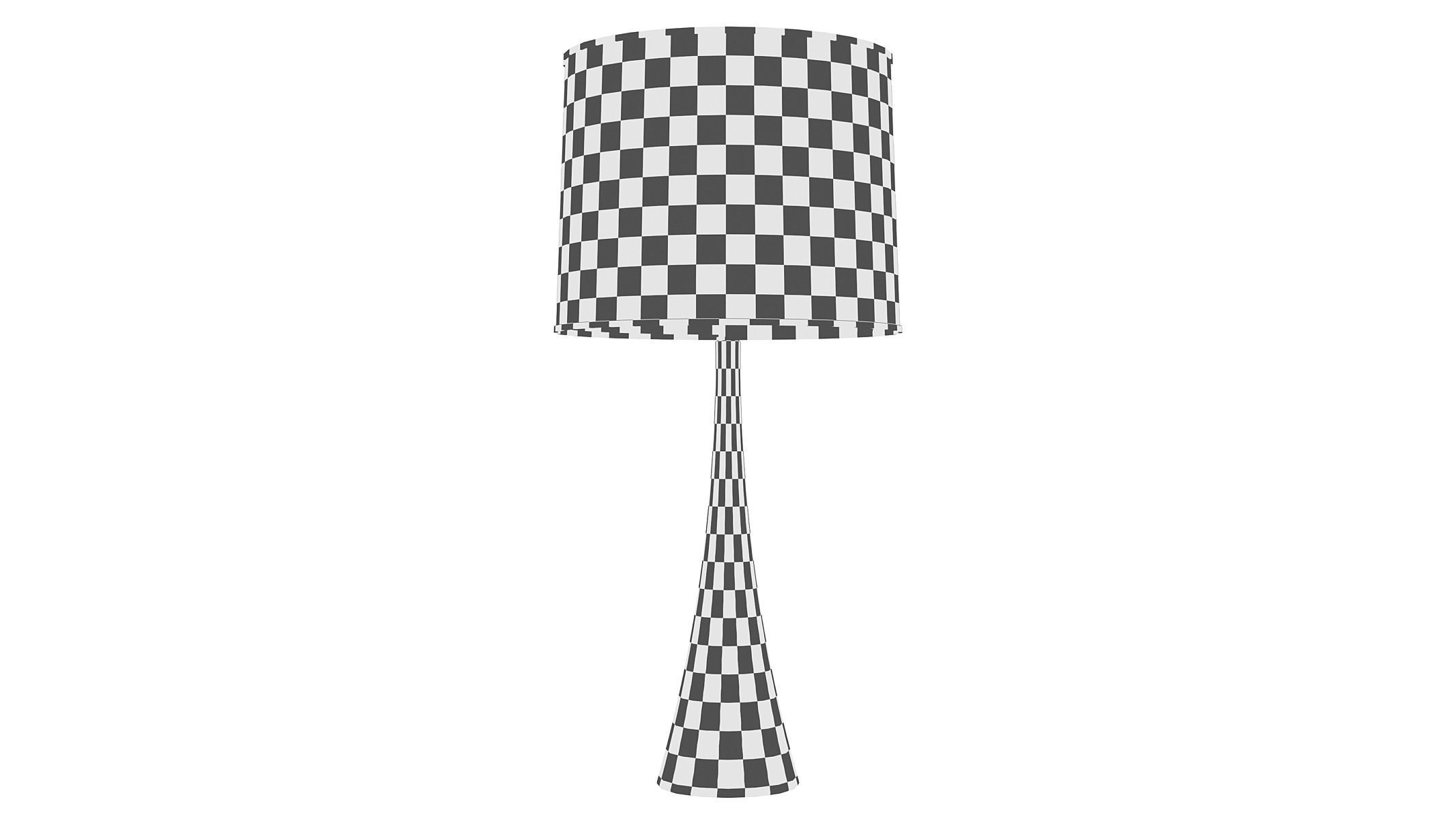 Romina Metal Table Lamp 3D model_5