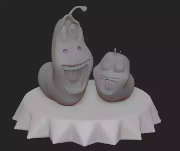 Larva Red and Yellow