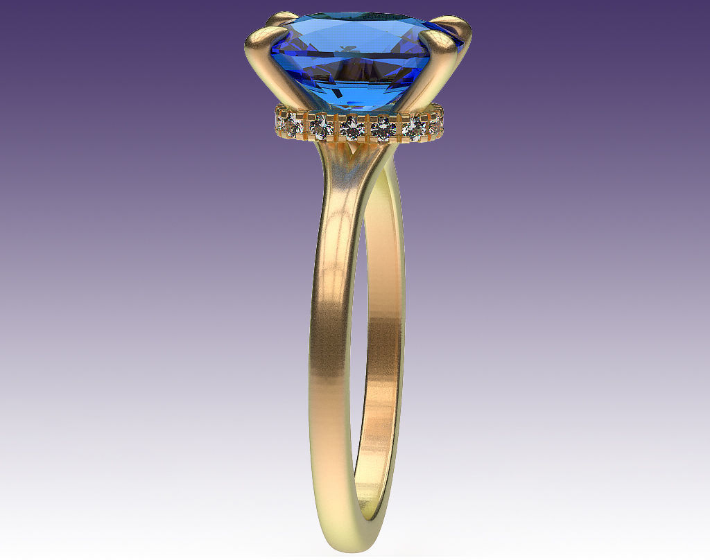 Ring Secret Halo 3D print model_1