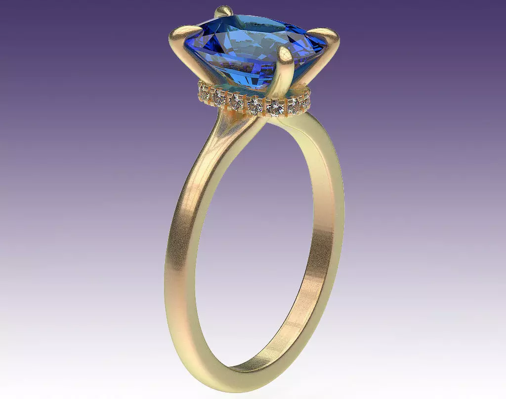 Ring Secret Halo 3D print model_0