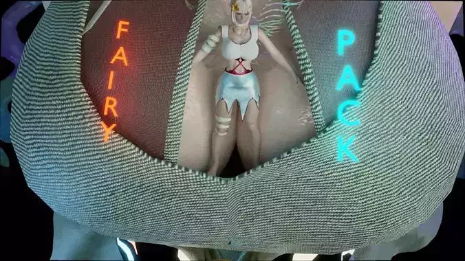 The Fairy Character Pack-Low Poly I UE 4 and 5 Game Ready Low-poly 3D model
