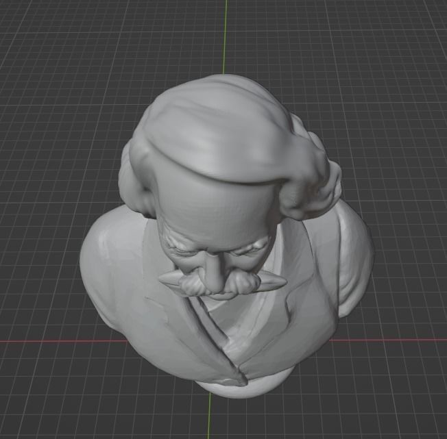 Nathaniel Hawthorne 3D print model_6