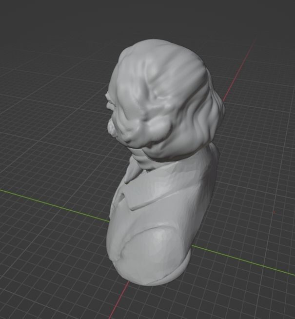 Nathaniel Hawthorne 3D print model_12