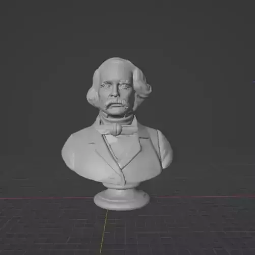 Nathaniel Hawthorne 3D print model