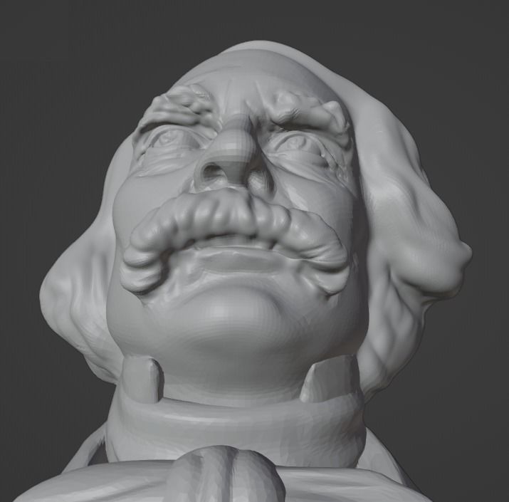 Nathaniel Hawthorne 3D print model_19