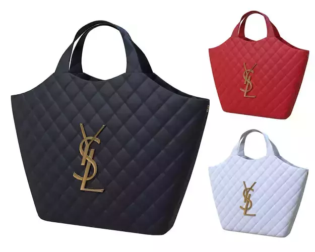 YSL Yves Saint Laurent Icare Maxi Shopping Bag