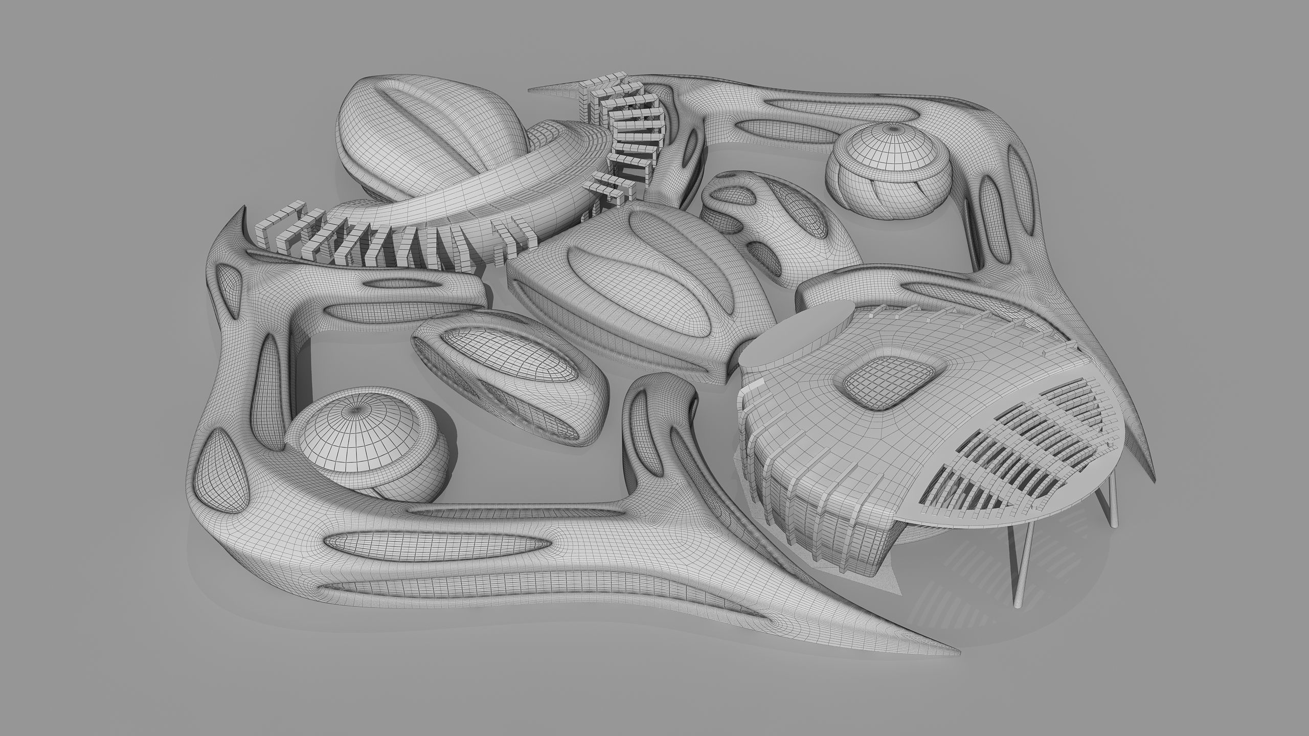 0118 - Organic Building 3D model_9