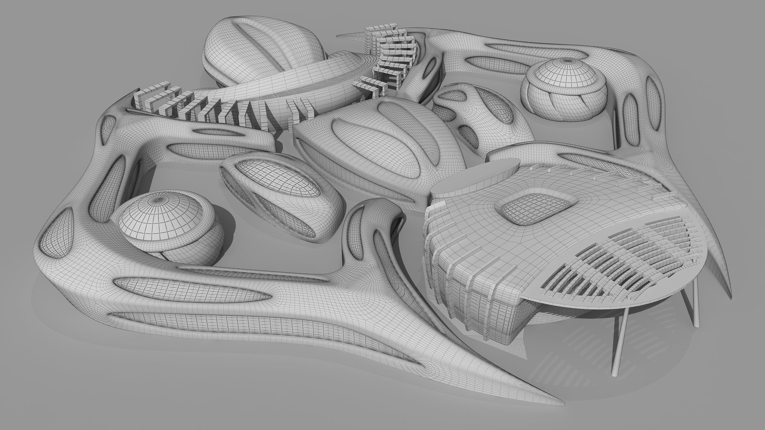 0118 - Organic Building 3D model_13