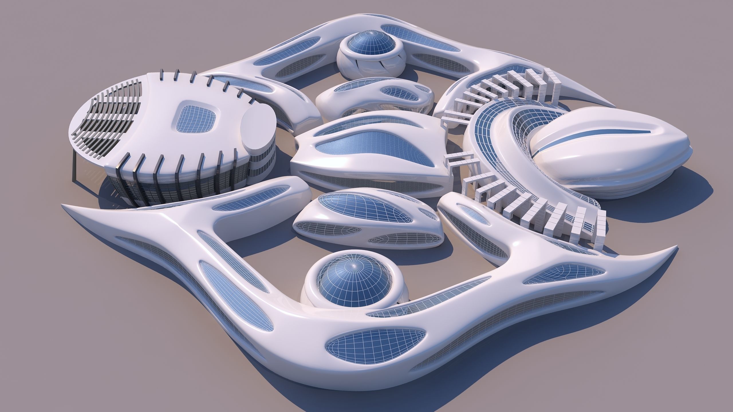 0118 - Organic Building 3D model_5