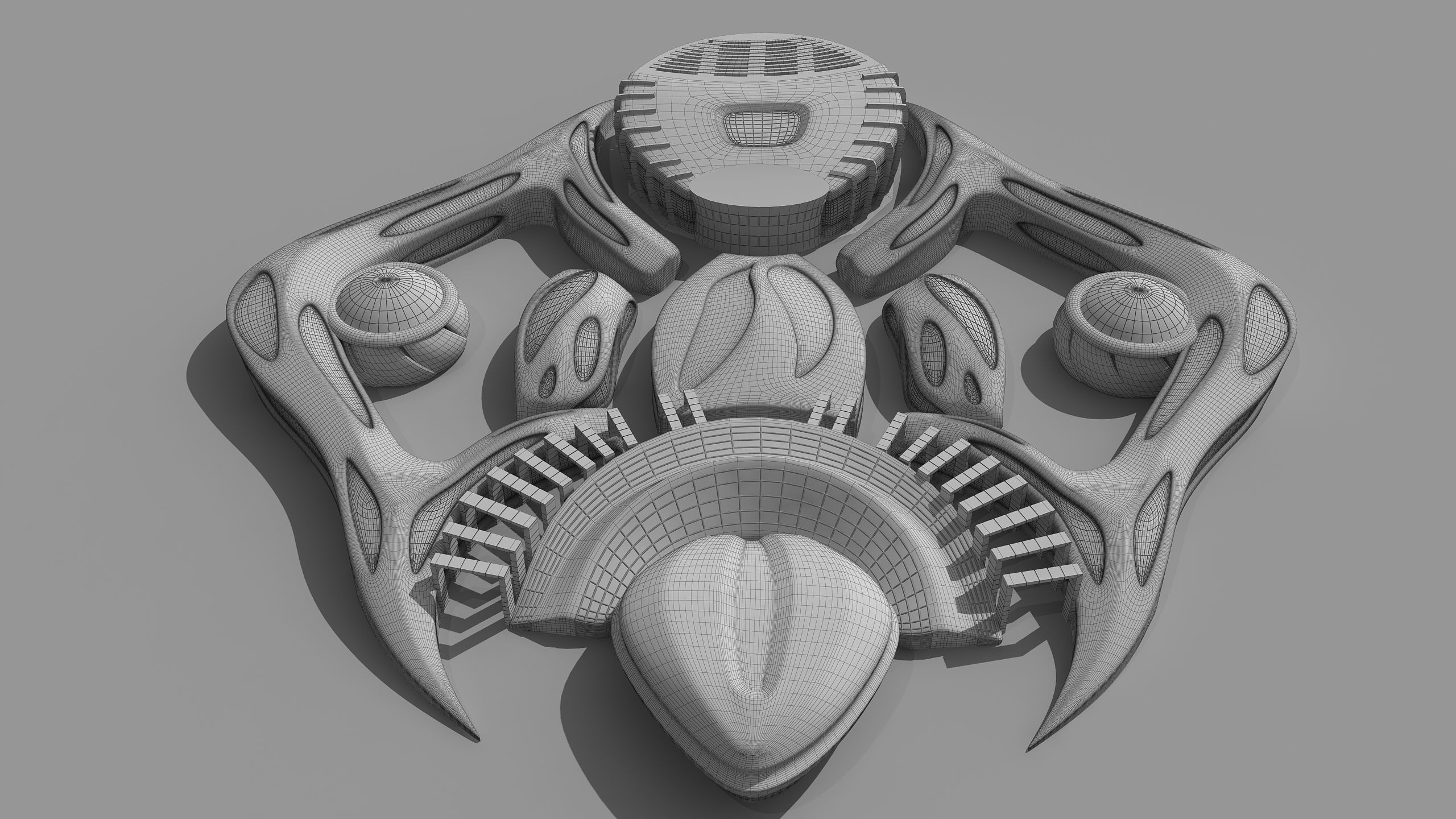 0118 - Organic Building 3D model_10