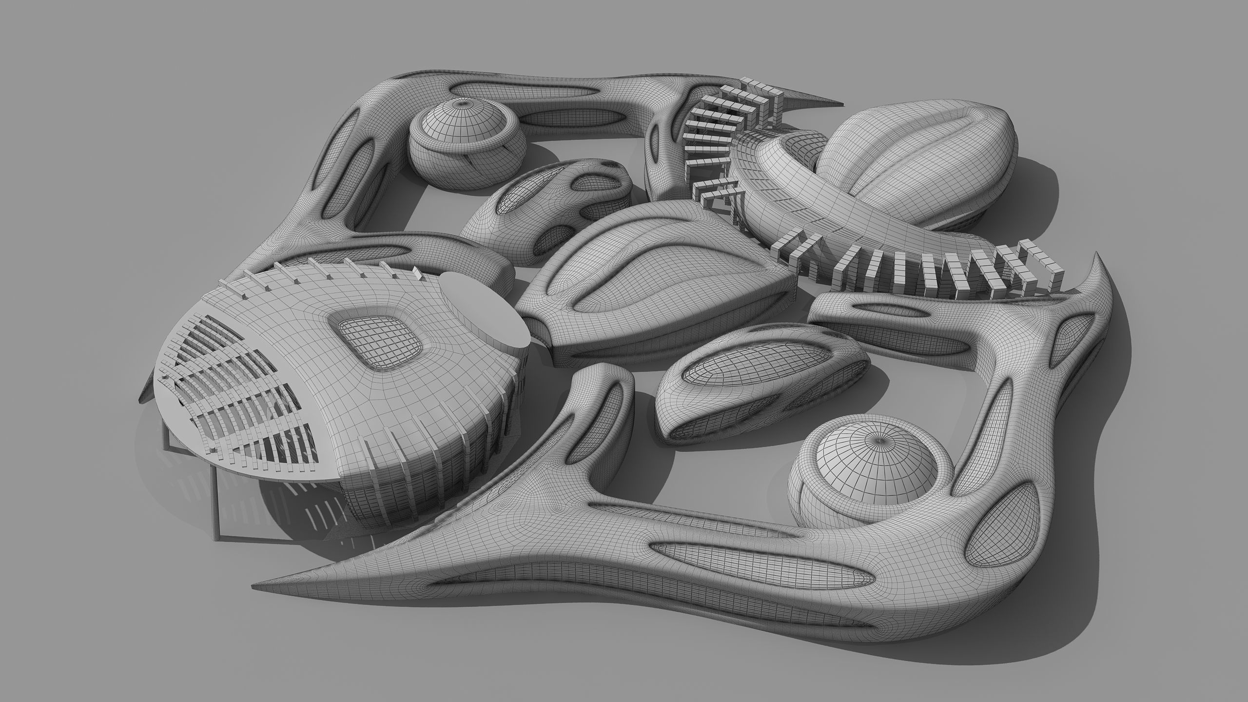 0118 - Organic Building 3D model_11