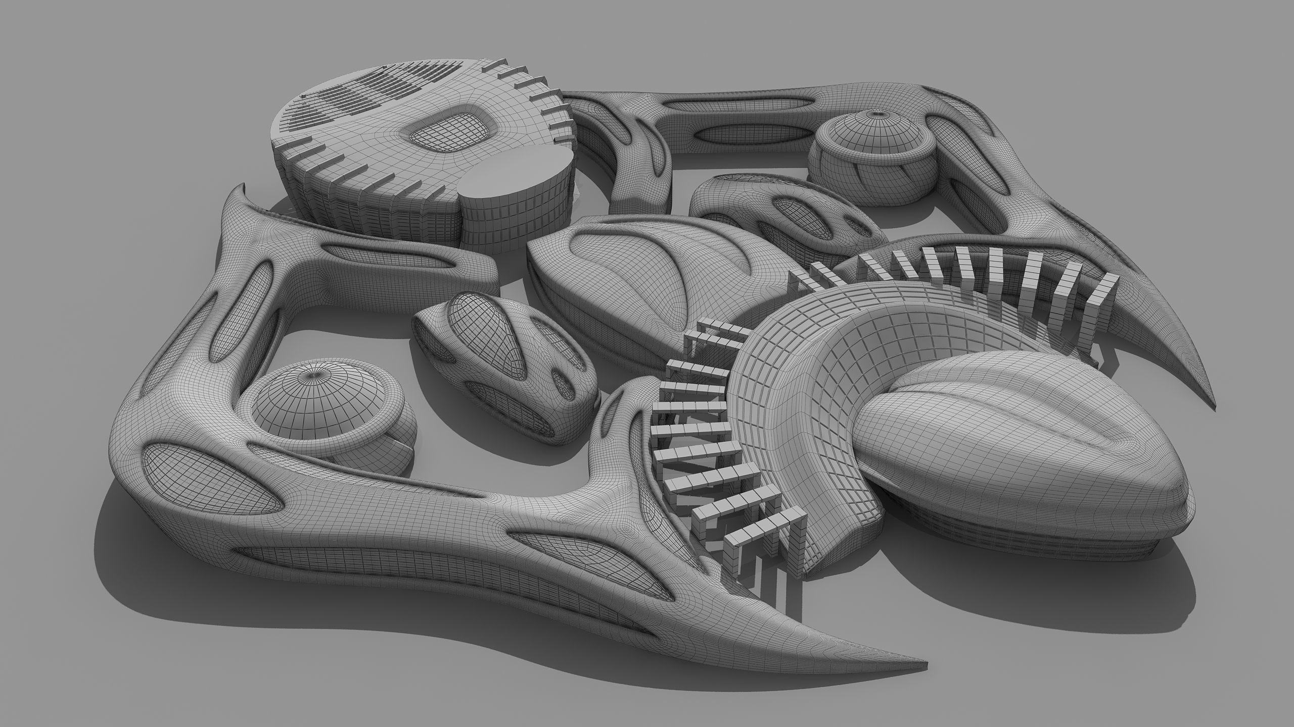 0118 - Organic Building 3D model_15