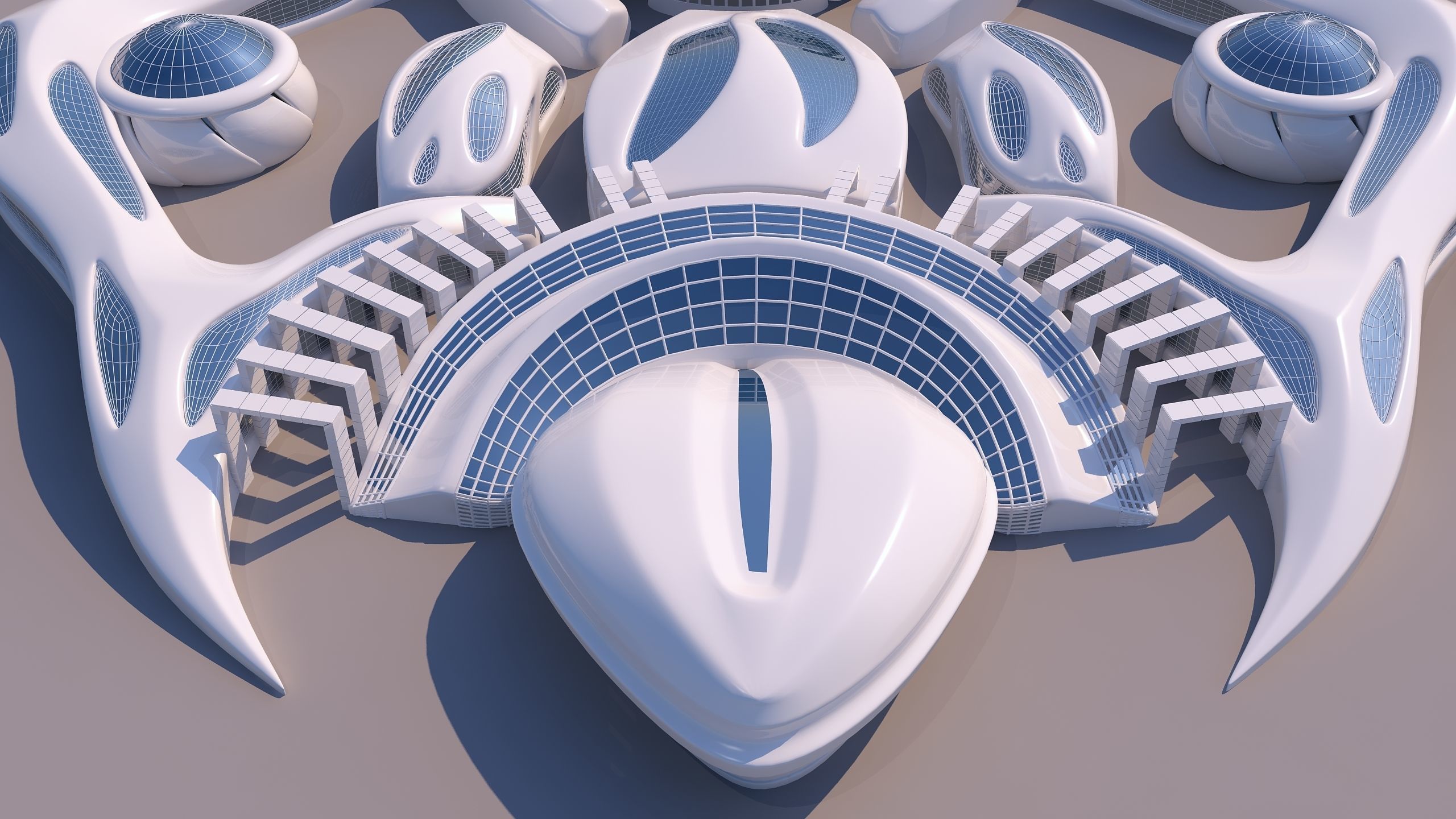 0118 - Organic Building 3D model_8