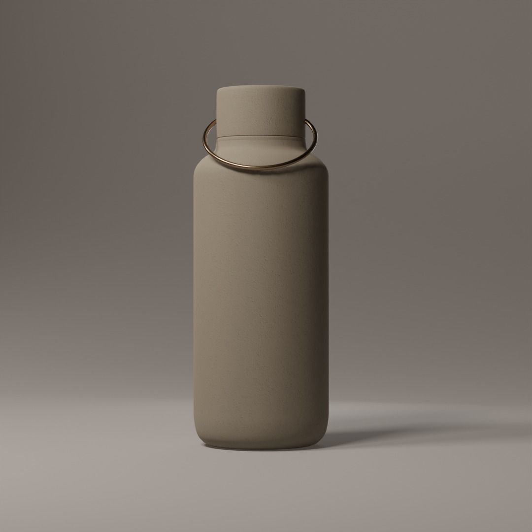 Bottles water bottle 3D model_1