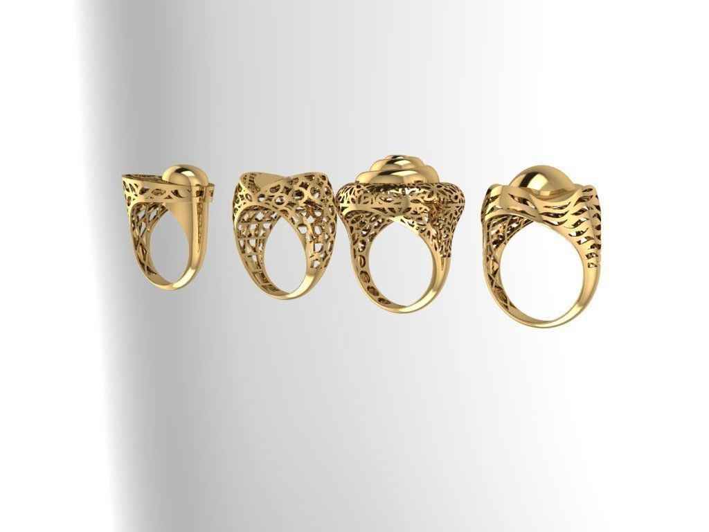 Fusion Ring collection 3D print model_29