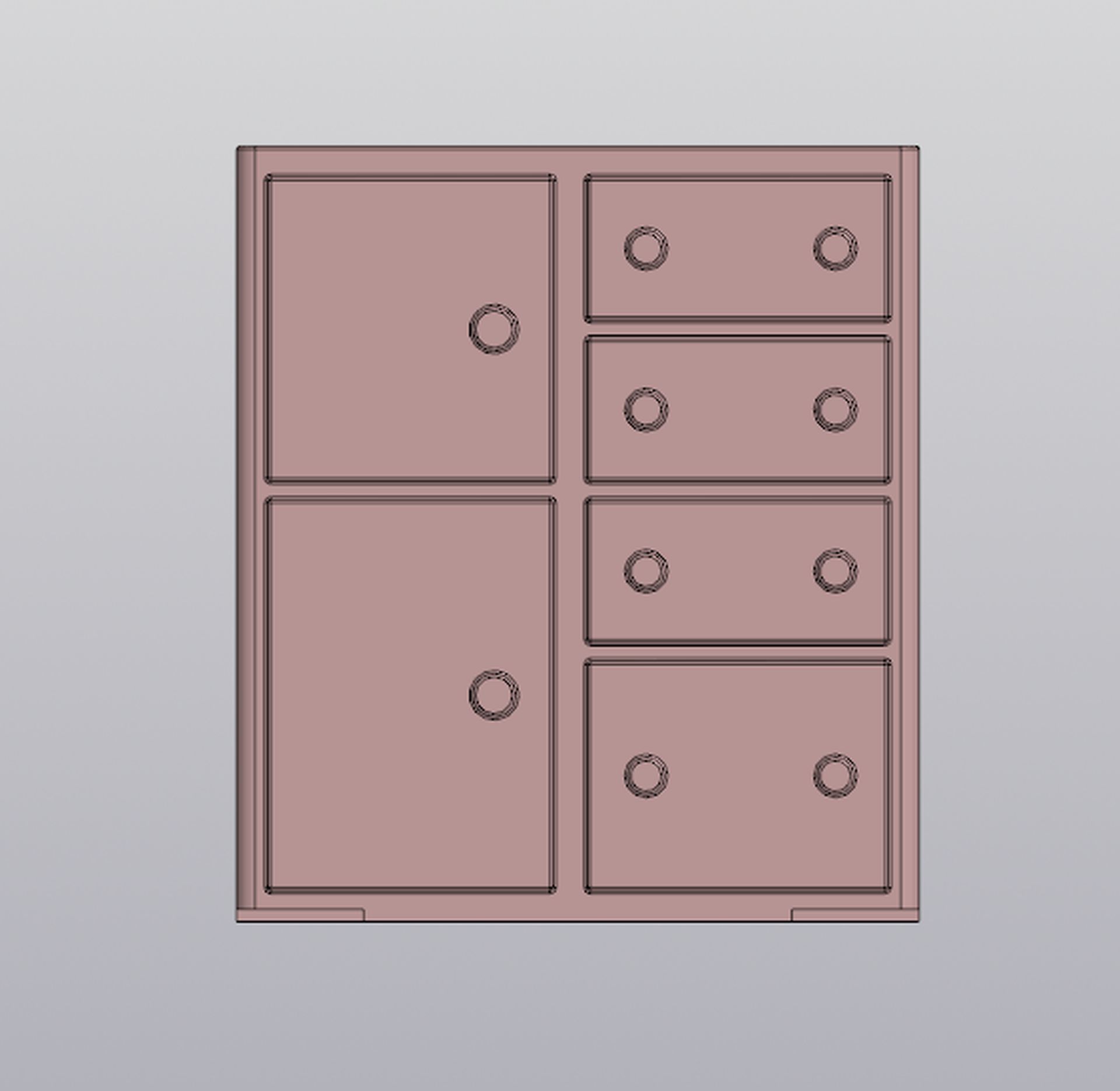 Planter Dresser  3D print model_6