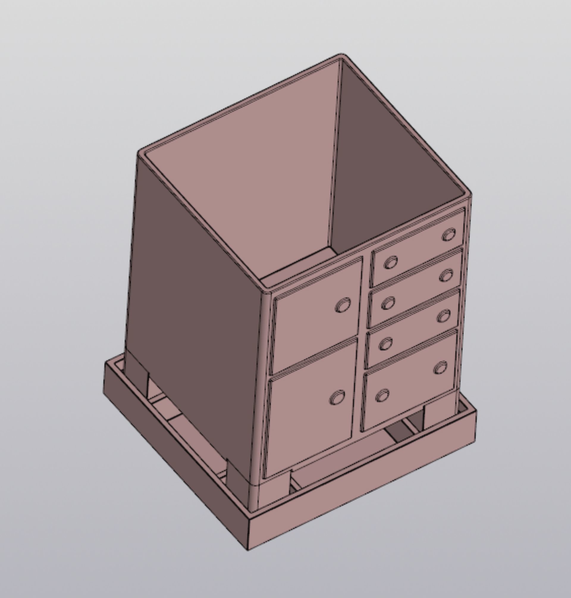 Planter Dresser  3D print model_2