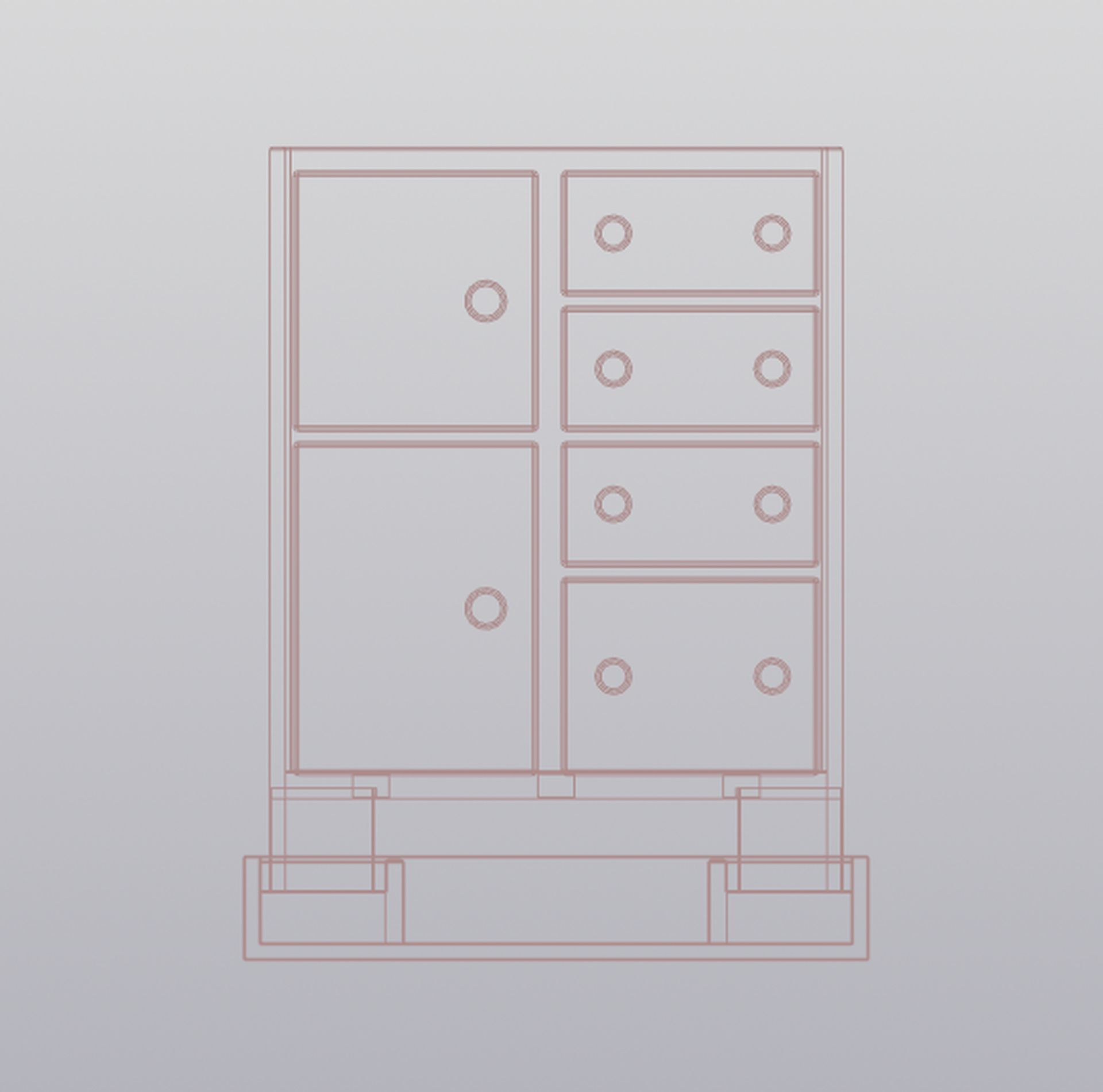 Planter Dresser  3D print model_5