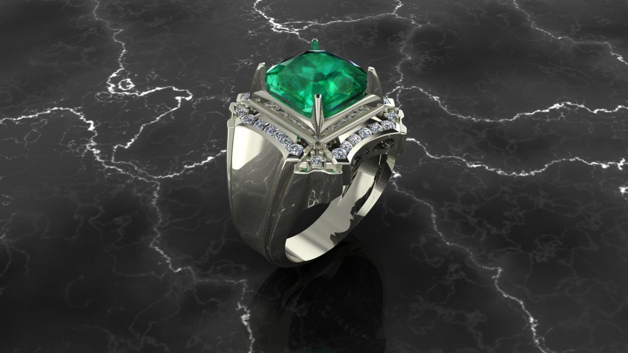 Ring Men 3D print model_3