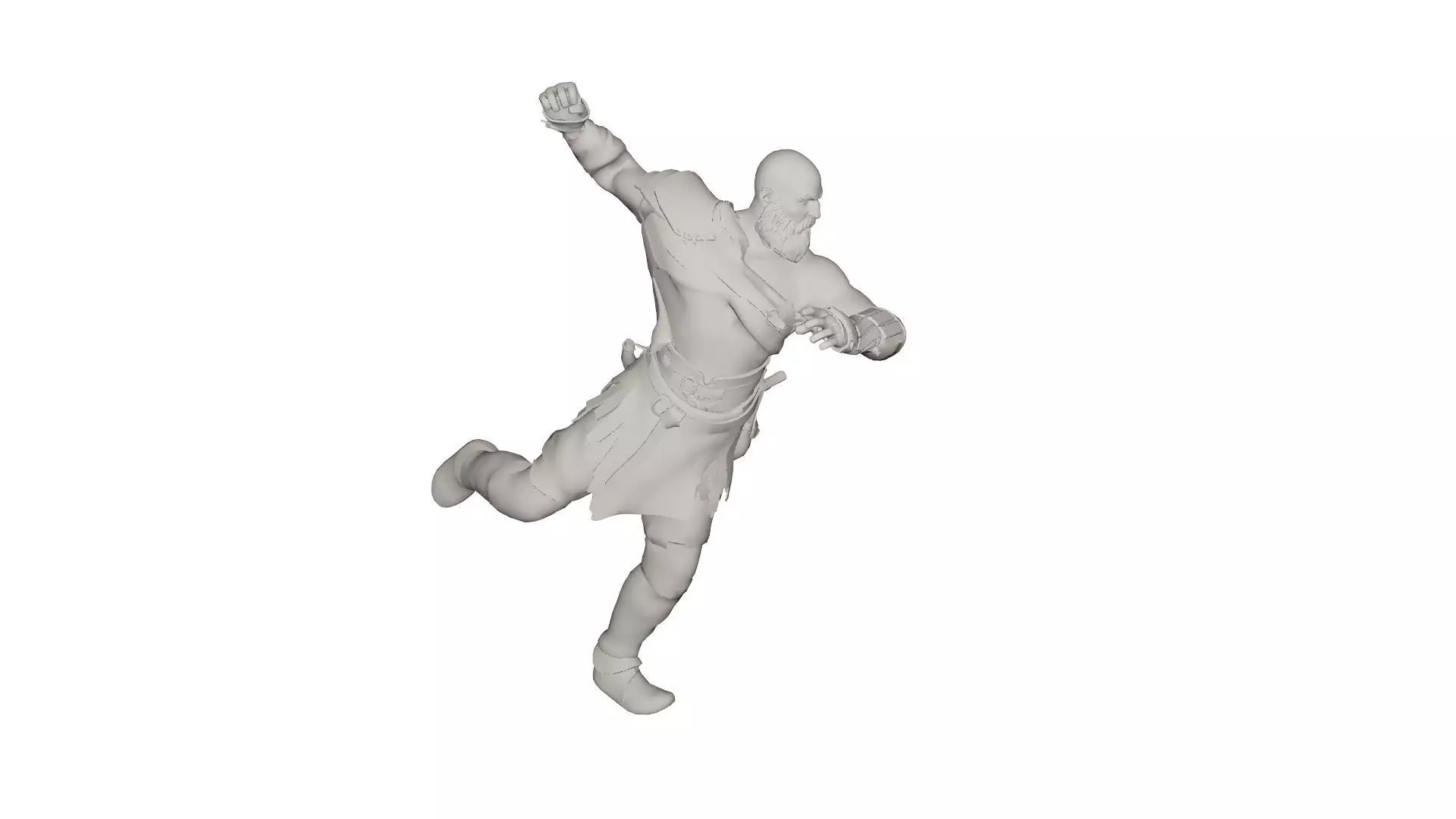 Superhero concept 3D model_0