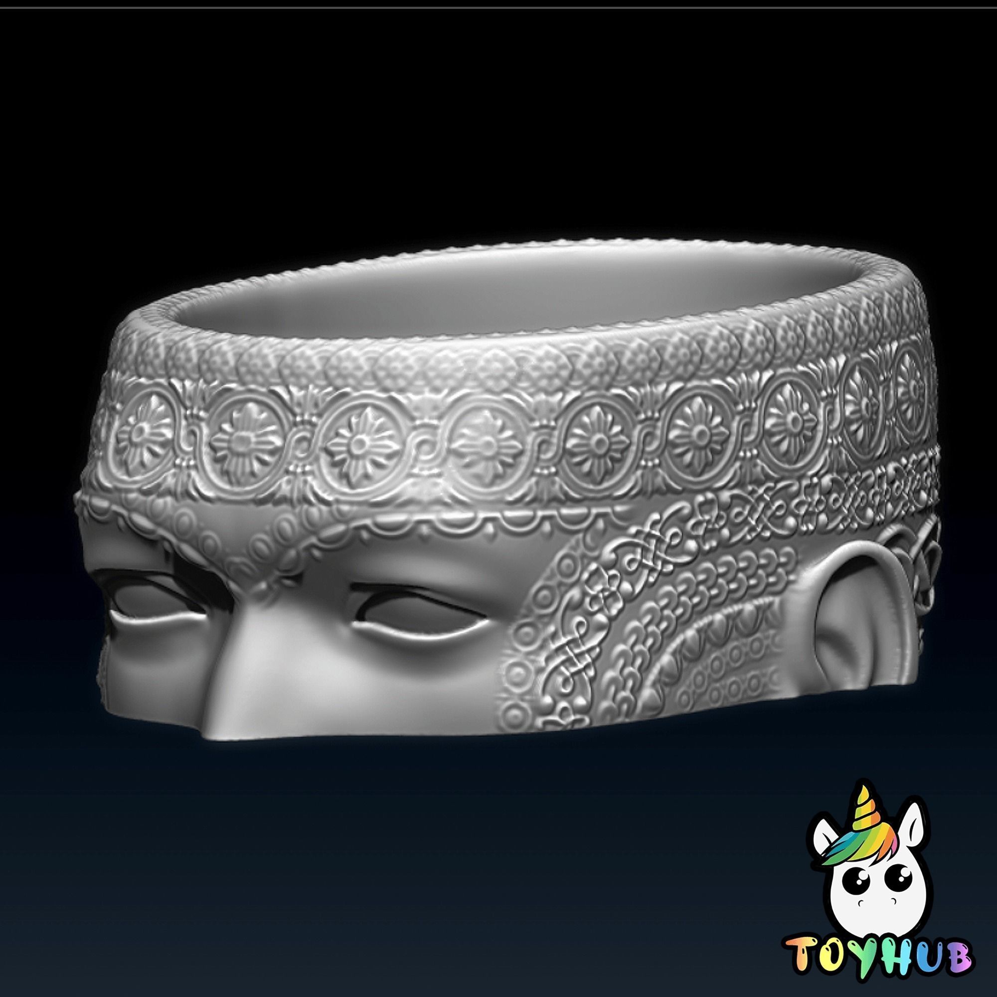 HUMAN FACE HOLDER- USE IT AS YOU LIKE 3D print model_3