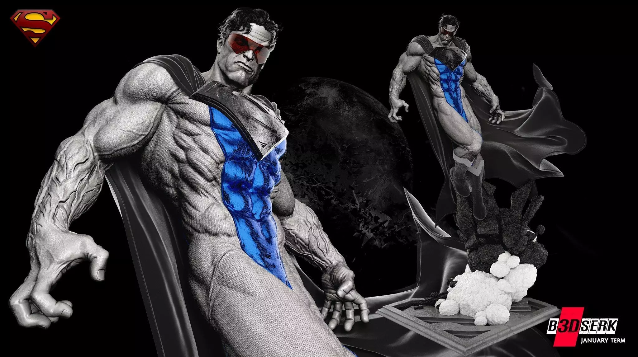 B3DSERK January term 2023 Eradicator Sculpture 3D print model