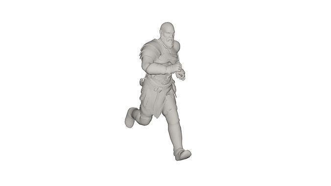 Superhero concept 3D model