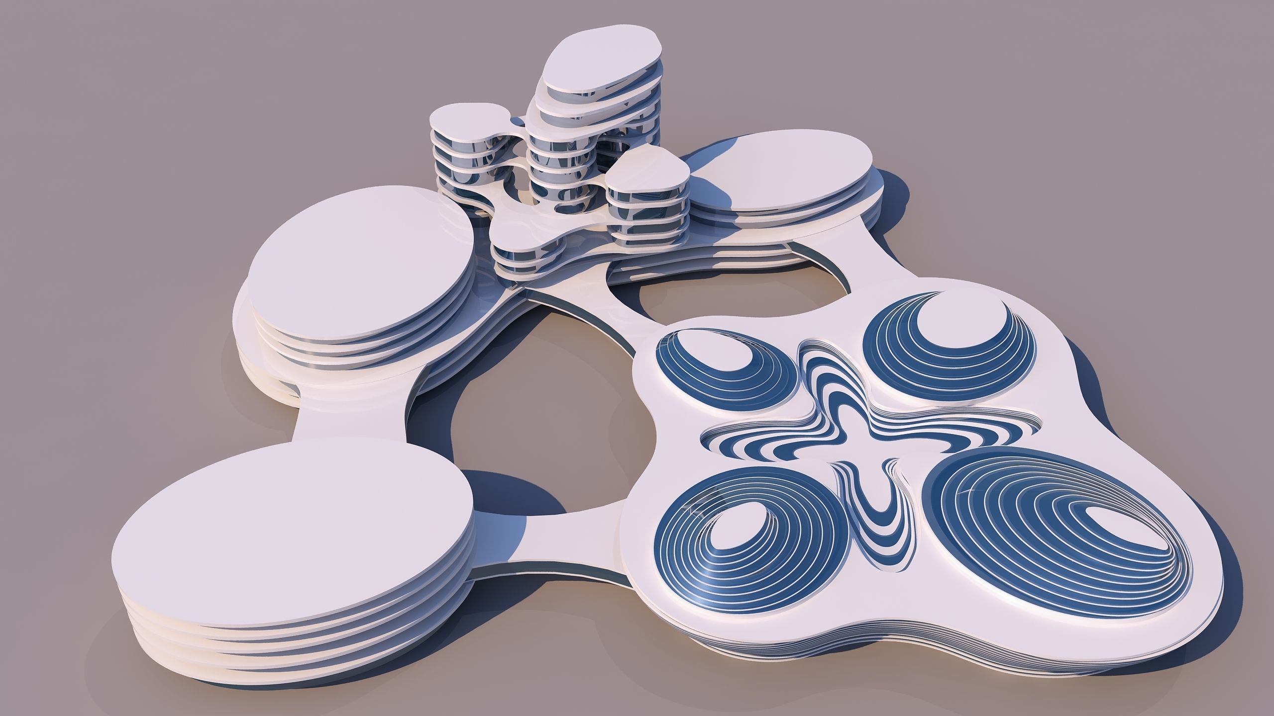 0119 - Modern Building 3D model_2