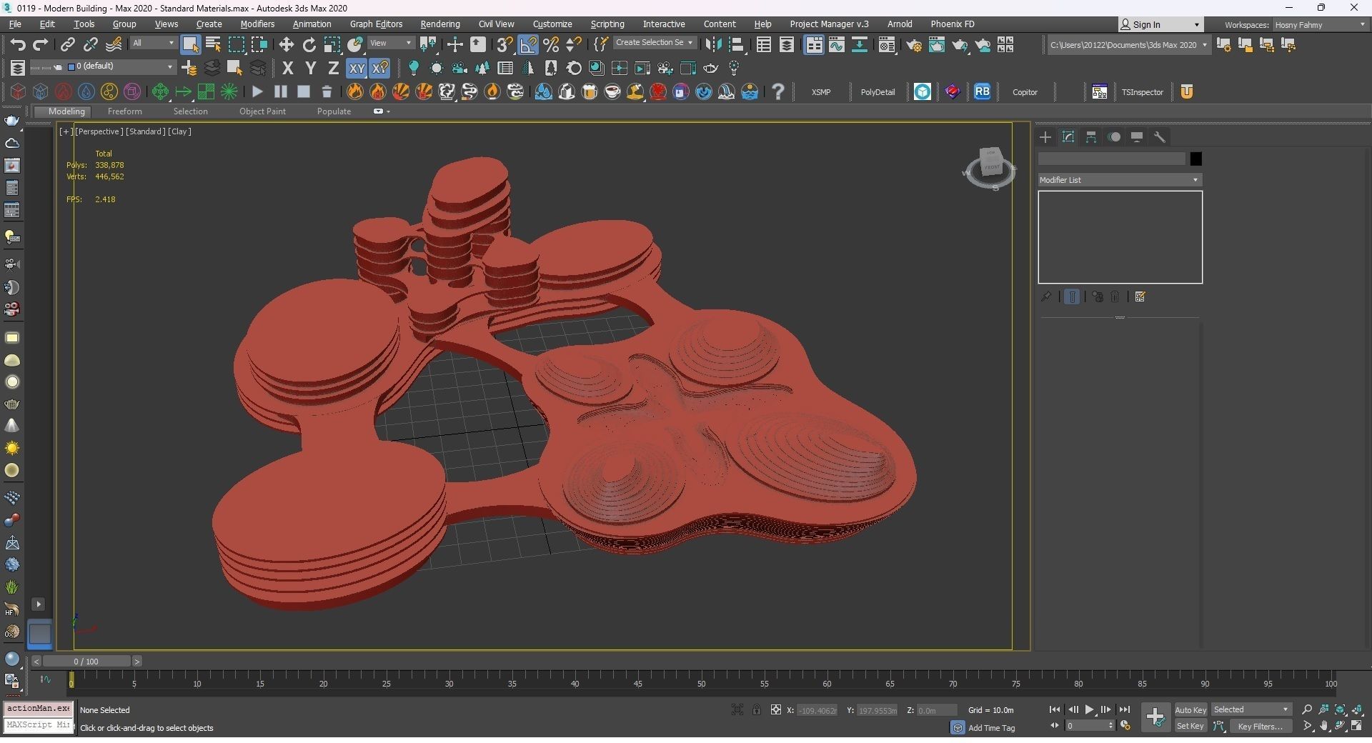 0119 - Modern Building 3D model_24