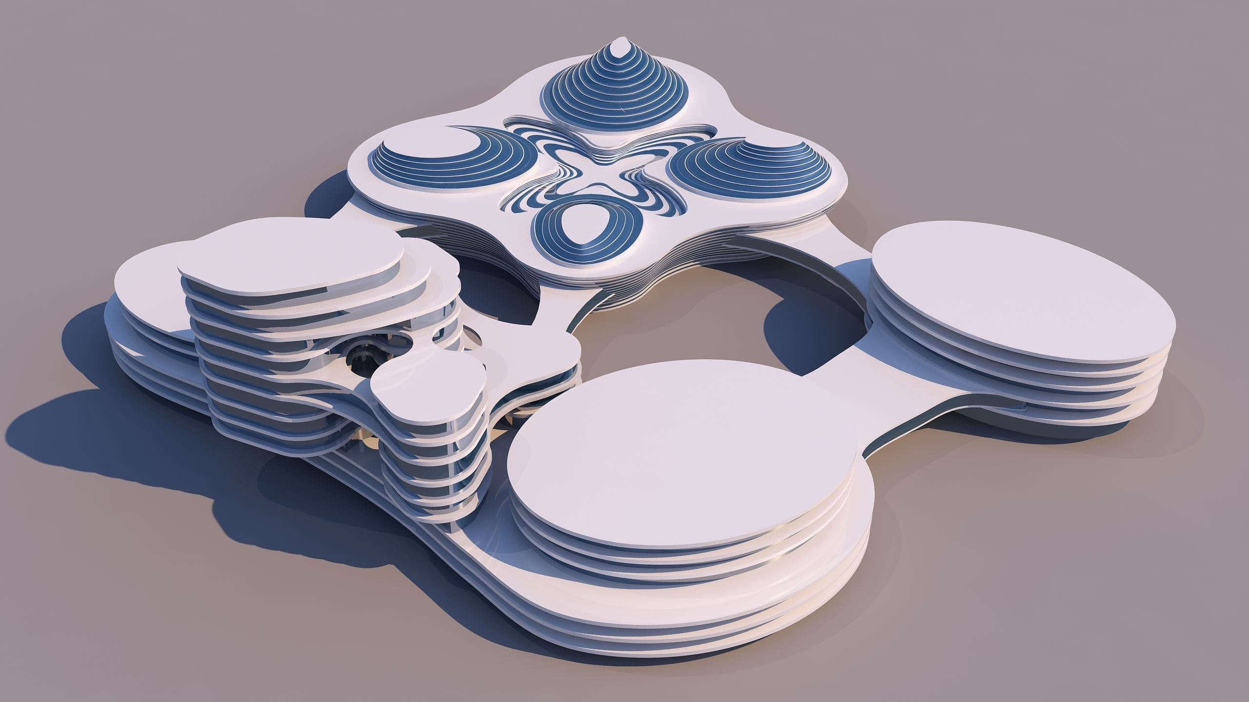 0119 - Modern Building 3D model_6