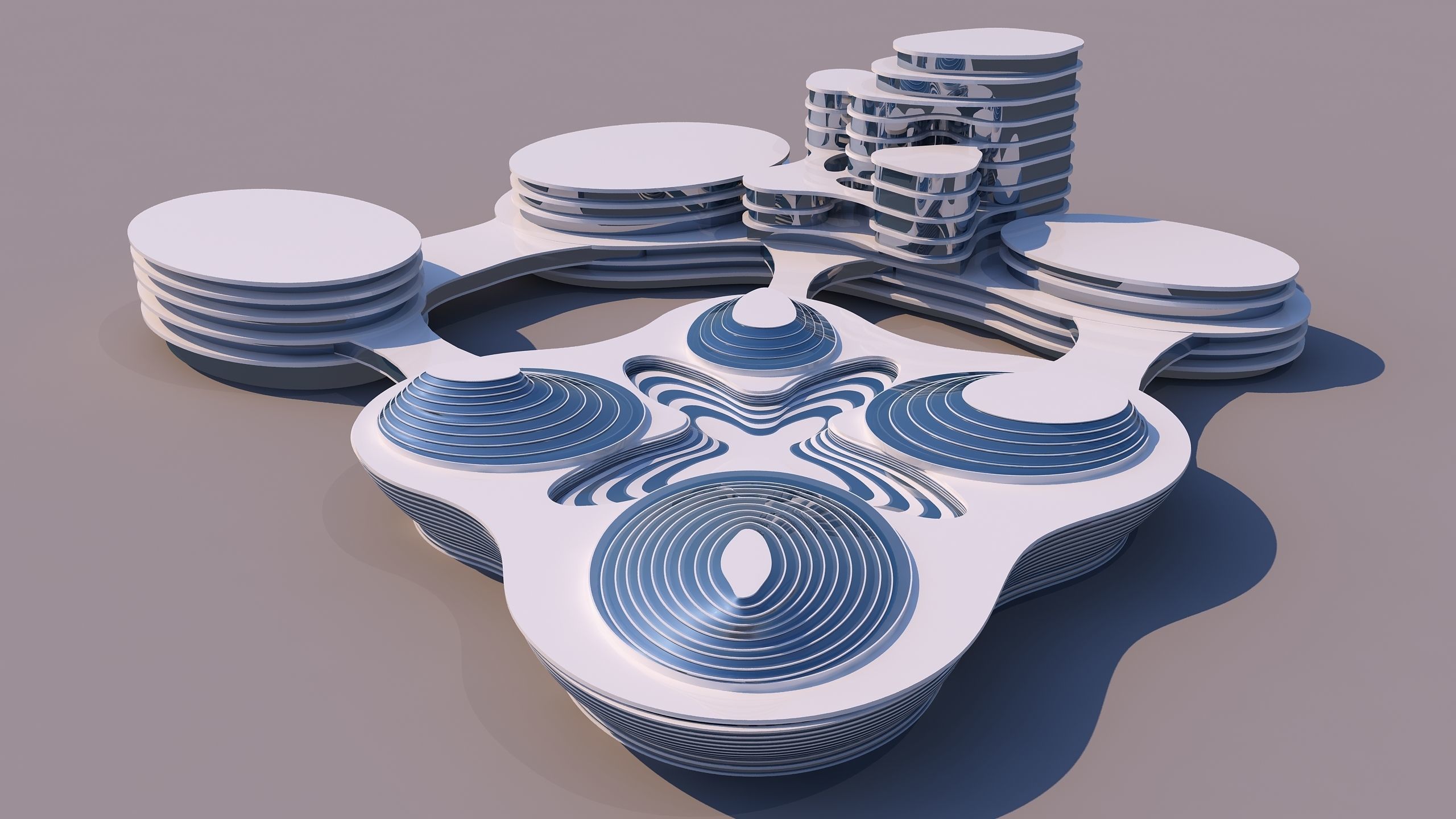0119 - Modern Building 3D model_1