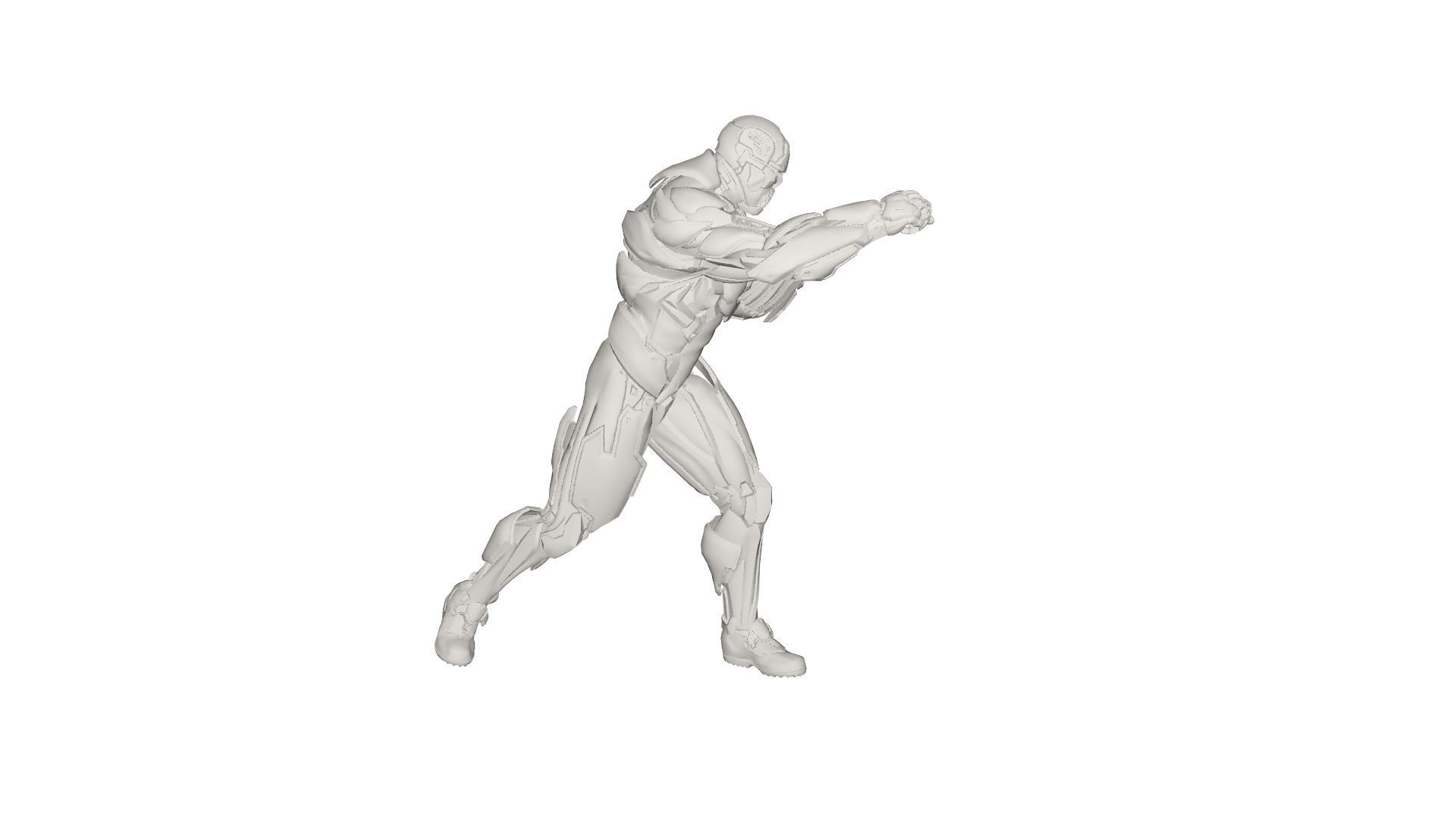 Superhero concept 3D model_1