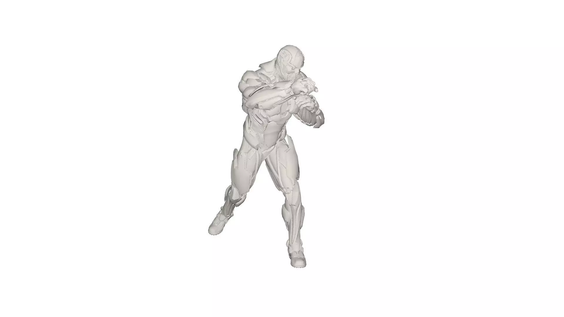 Superhero concept 3D model_0