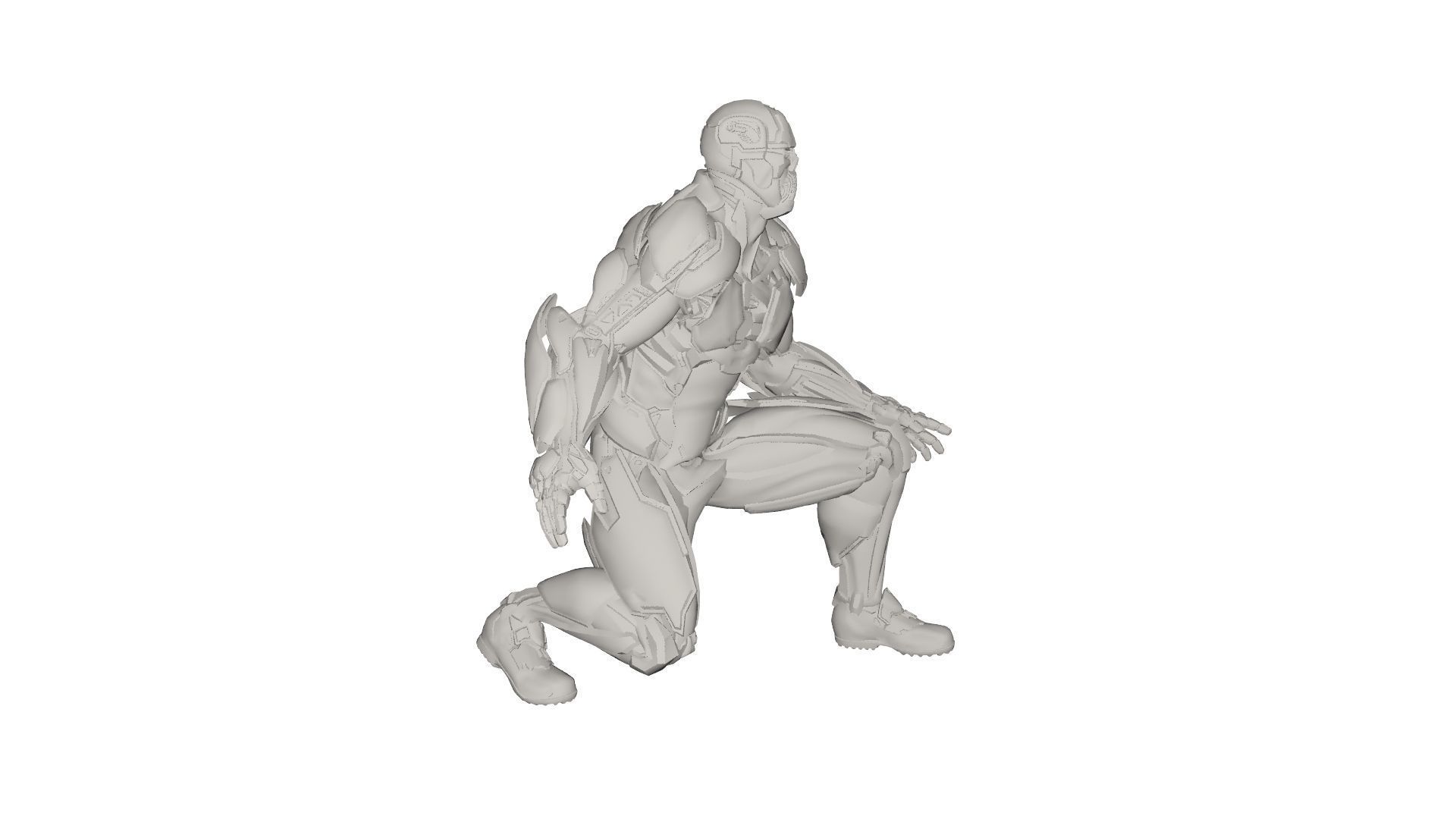 Superhero concept 3D model_1