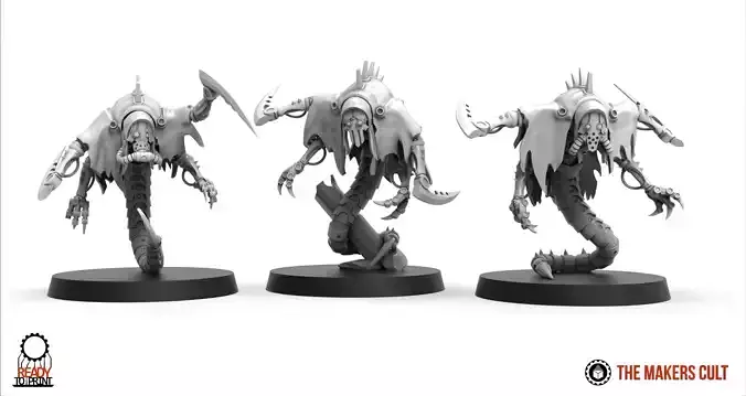 Dark Techno - Wraiths 3D print model