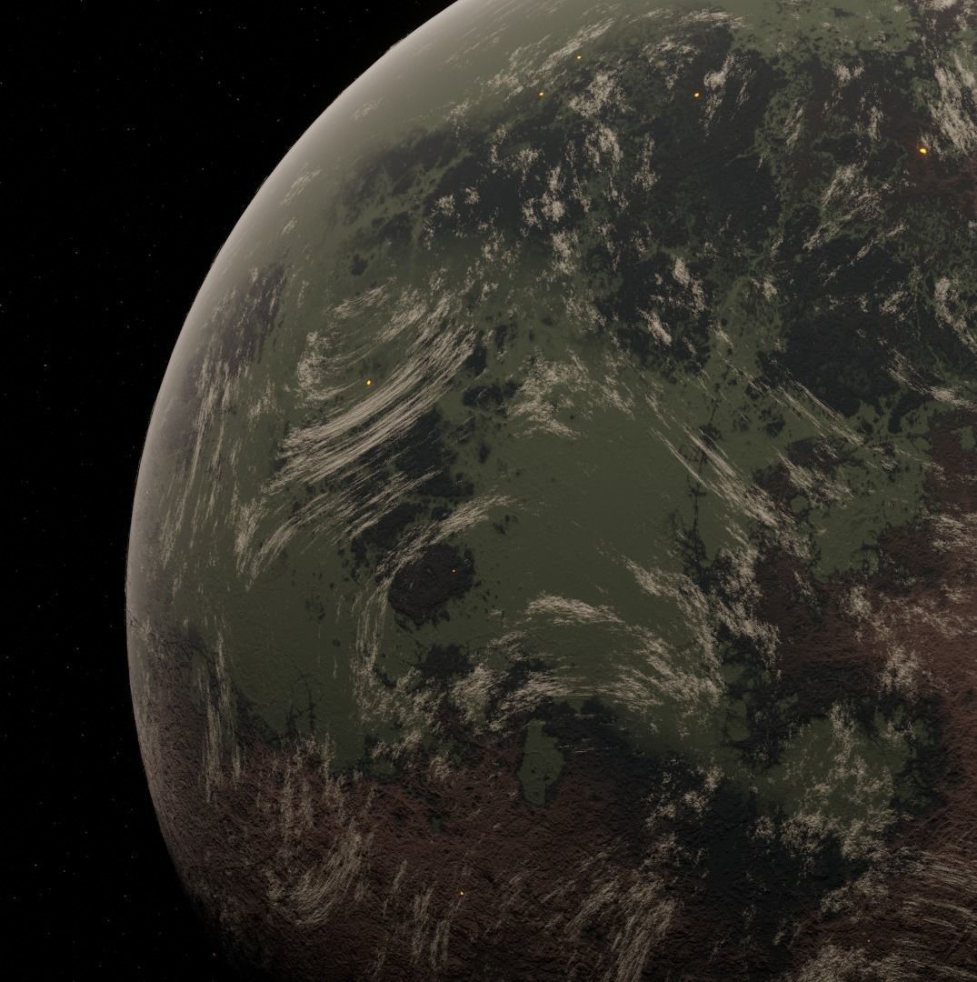 Planet Space Ready to game Low-poly 3D model_15