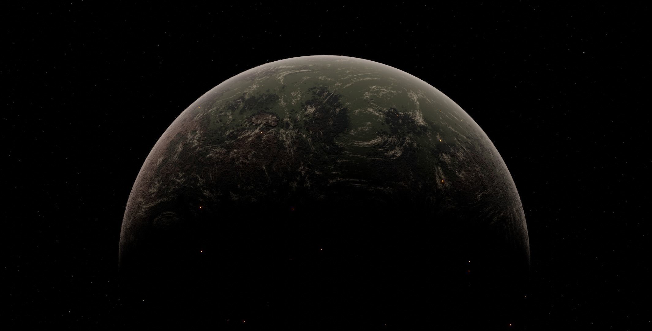 Planet Space Ready to game Low-poly 3D model_14