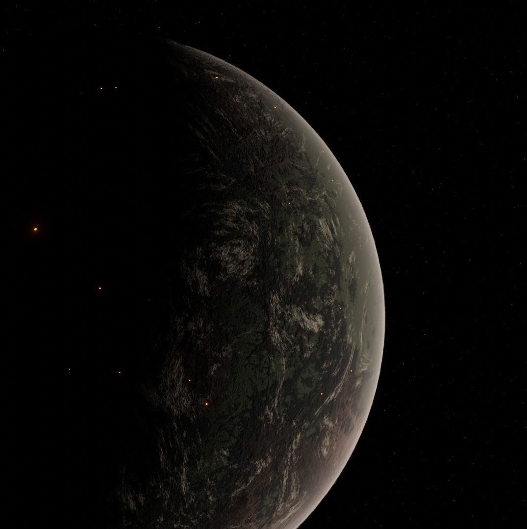 Planet Space Ready to game Low-poly 3D model_18