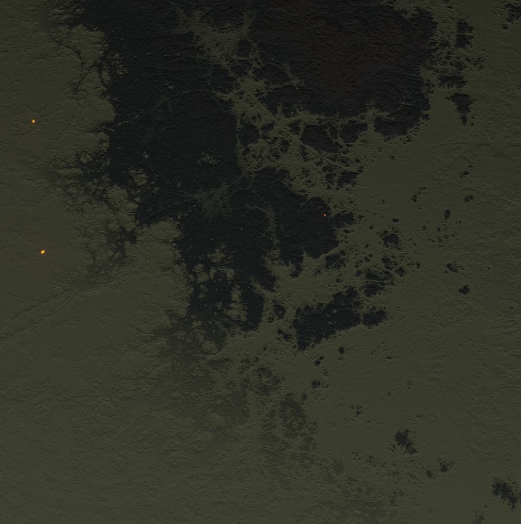 Planet Space Ready to game Low-poly 3D model_8