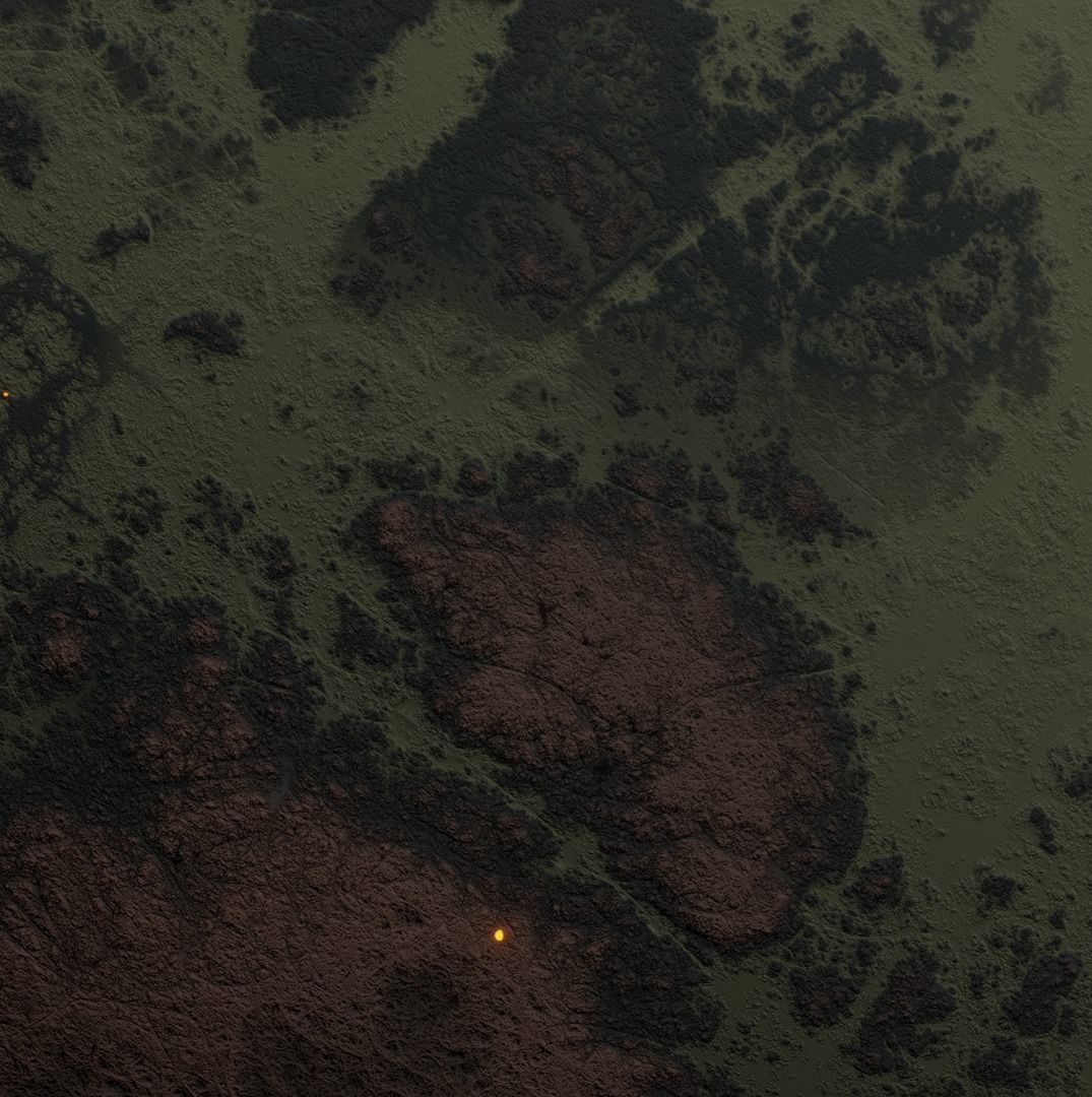 Planet Space Ready to game Low-poly 3D model_11