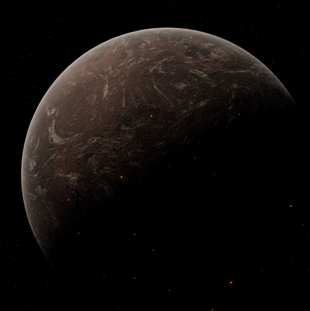 Planet Space Ready to game Low-poly 3D model_7