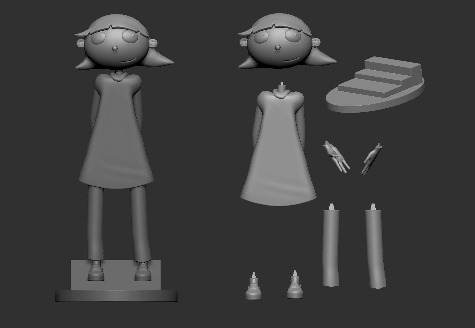RHONDA -- HEY ARNOLD 3D print model_1