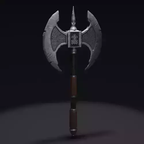 Double Axe - A Realistic and Reliable Game-Ready  Low-poly 3D model