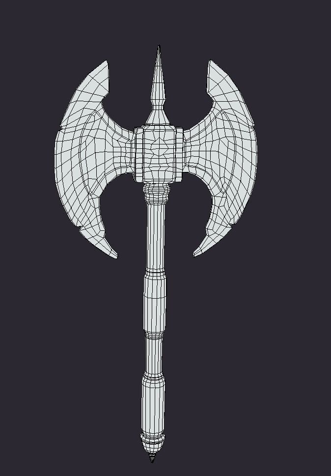 Double Axe - A Realistic and Reliable Game-Ready  Low-poly 3D model_7