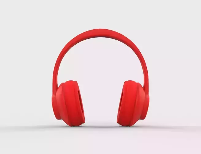 headphone headphones Low-poly 3D model