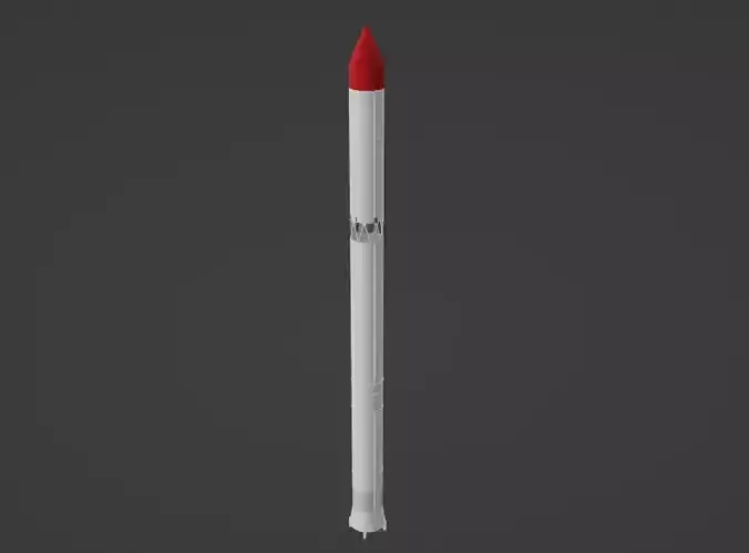 Soviet rocket Free 3D model